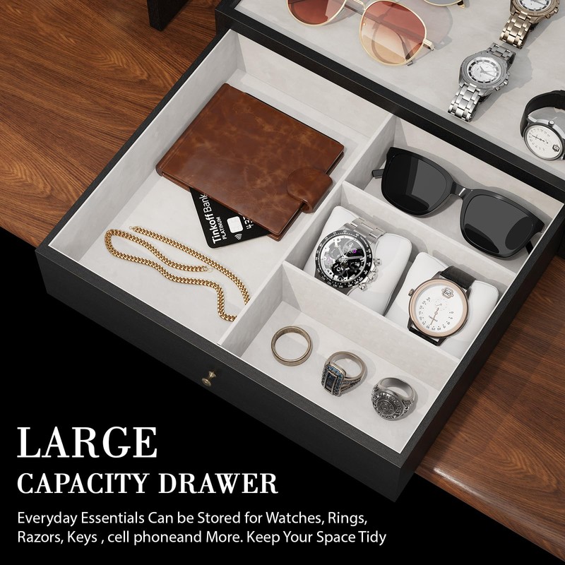 Miratino Cologne Organizer for Men, Perfume Organizer for Men with