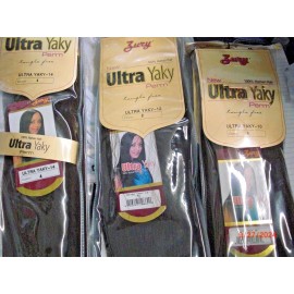 Zury 100% Human Hair for Weaving ULTRA YAKY PERM - 10", #4-Medium Brown