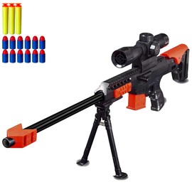 Toy Gun - Military Combat Sniper Rifle, Children Outdoor CS Soft Bullet Toy Sniper Rifle Multi-Player Game for Kids
