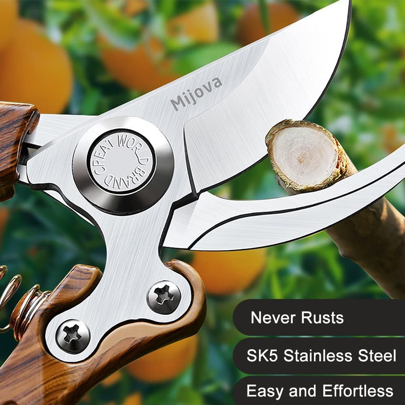 Secateurs, Pruning Shears for Gardening Heavy Duty with Rust Proof