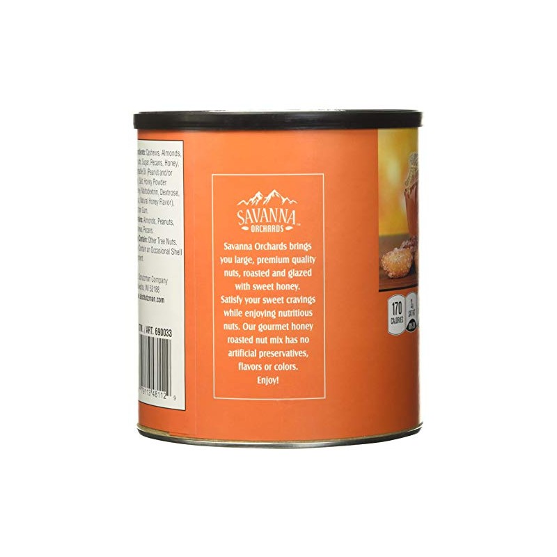 Savanna Orchards Gourmet Honey Roasted Nut Mix, 30 Oz (na)