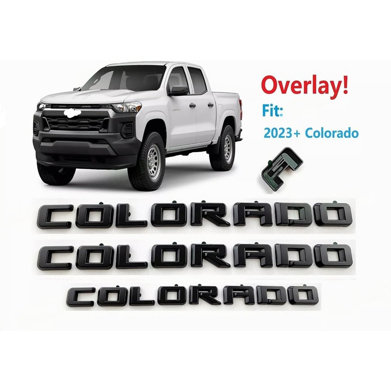Overlay Emblem 3D Letter Side Door Rear Tailgate Badge Nameplate