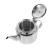Ipetboom 1pc Thickened Stainless Steel Tea Kettle with Drainer Heat