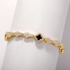 YOSZO 14K Golden Plated Clover Bracelet for Women Lucky Bracelet