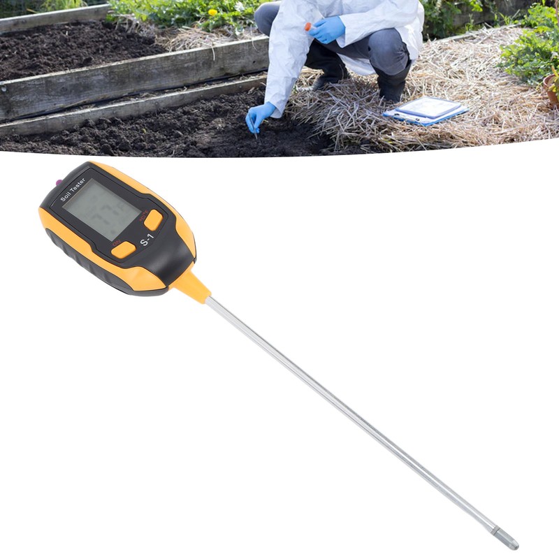 4 in 1 Soil Moisture Meter Inspection Plant Temperature Soil