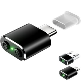 Mouse Jiggler Compatible with Type C Interface Devices,Undetectable Mini USB-C Mouse Mover with Switch/Shaker Buttons,With 3 jitter modes,Driver-free,plug&play to keep PC/laptop/phone/tablet awake