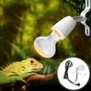 Ejoyous Terrarium Heat Lamp Socket, Turtle Heat Spot Lamp, Ceramic
