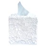 Huitony Square Tissue Box Cover Decorative Kleenex Box Holder for