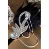 BABEYOND 1920s Flapper Headband Roaring 20s Great Gatsby Feather Headpiece
