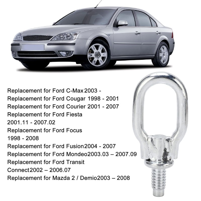 Qiilu 1674282 Tow Bar Ring for C‑Cougar Courier Fiesta Focus
