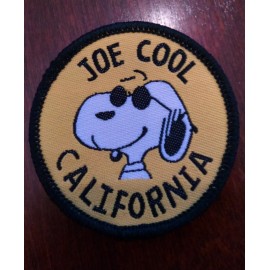 Kalan SNOOPY JOE COOL CALIFORNIA  Sew on patch  2" x 2"