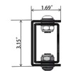 MARSITTER Compatible with 2007-2018 Jeep Wrangler JK/JKU Wrangler Steel Heavy