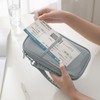 SEPWIK Travel Passport Wallet RFID Family Passport Holder with Hand