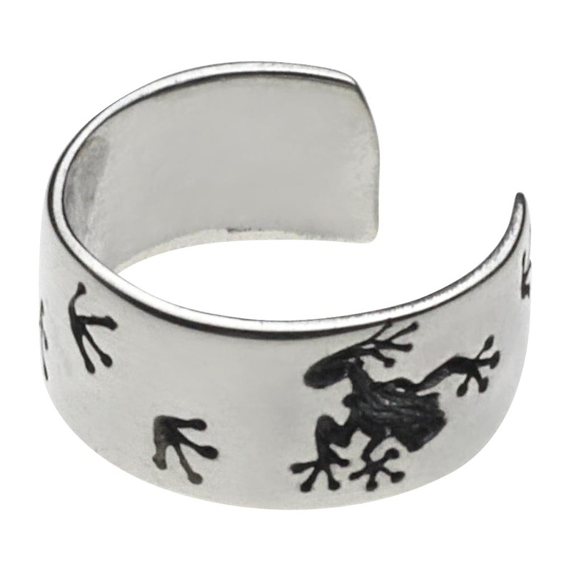 [ceynote] Cenote E0240 [Silver Accessories] frog siruettosiruba-iya-kahu