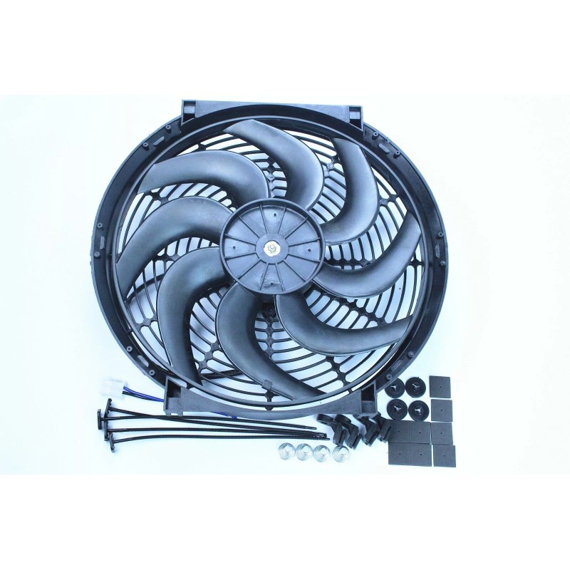 RSRing 14" Heavy Duty Radiator Electric Wide Curved Blade FAN