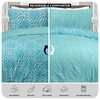 Sleepdown Queen Comforter Set - All Season Reversible Geometric Queen