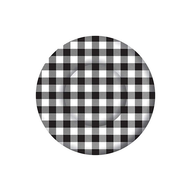 Boston International Heavy Duty Paper Plates Printed Disposable Dessert/Appetizer Plate