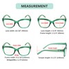 Eyekepper 4-Pack Reading Glasses for Women Rhinestone Readers Cat-eye Eyeglasses