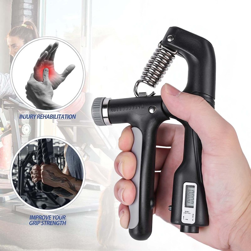 Hand Trainer Forearm Trainer: Finger Trainer with Counting Function 10-100