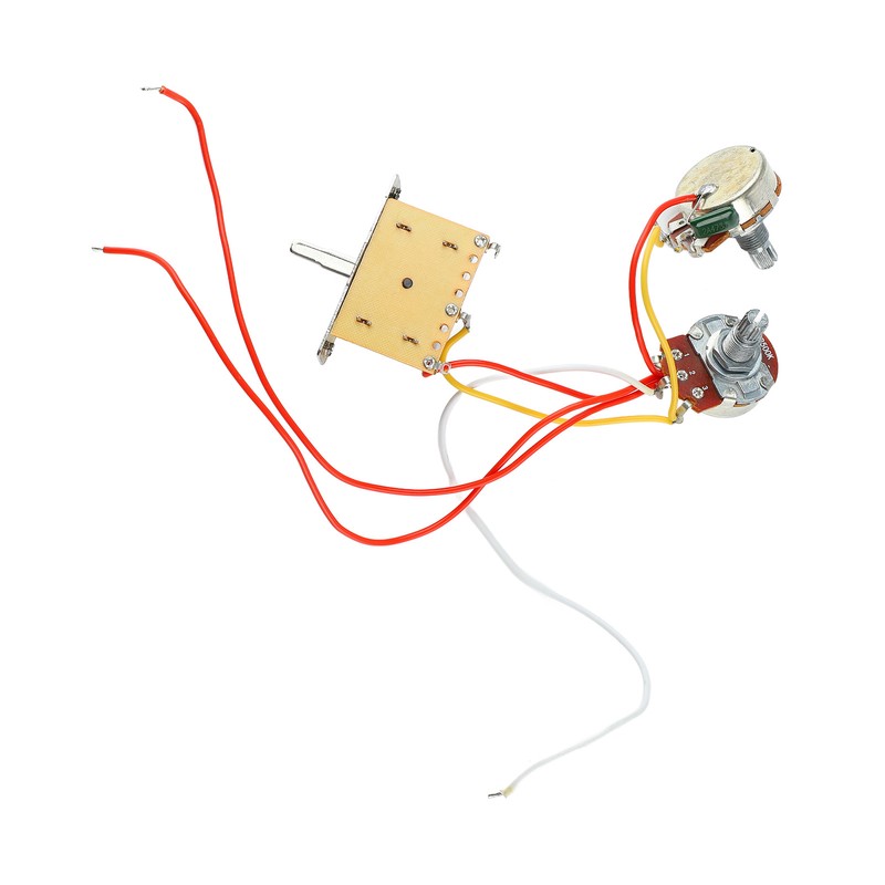 3 Pickup Guitar Wiring Harness 3 Way Switch A500K B500K