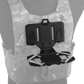 SINAIRSOFT Tactical Plate Carrier Vest Attachments MOLLE Phone Chest Mount Phone Holder Folded Navigation Board