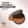 Covergirl Clean Invisible Pressed Powder, Lightweight, Breathable, Vegan Formula, Tawny