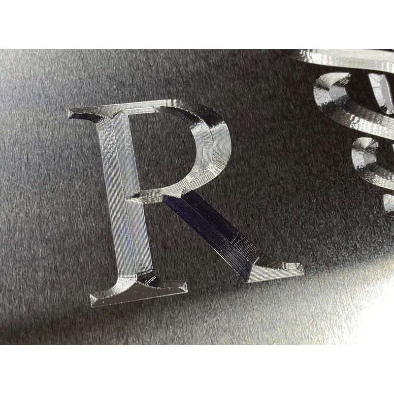 Engraved Silver On Silver RN Nurse Car Tag Diamond Etched