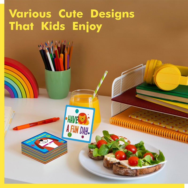 Gethelud 80 PCS Lunch Box Notes for kids, Inspirational Words