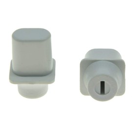 KAISH Pack of 2 White Vintage Top Hat Switch Tip 3 Way or 4 Way Pickup Selector Switch Knobs for USA Telecaster/Tele