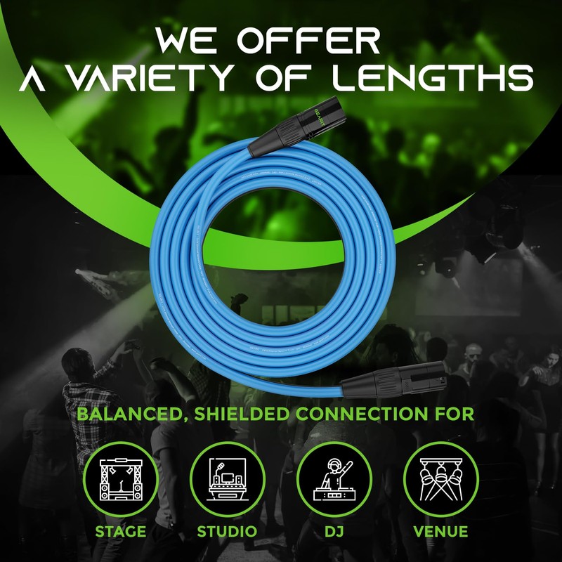 GearIT - Cable Ethernet CAT6, compatible con EtherCON (100 pies)