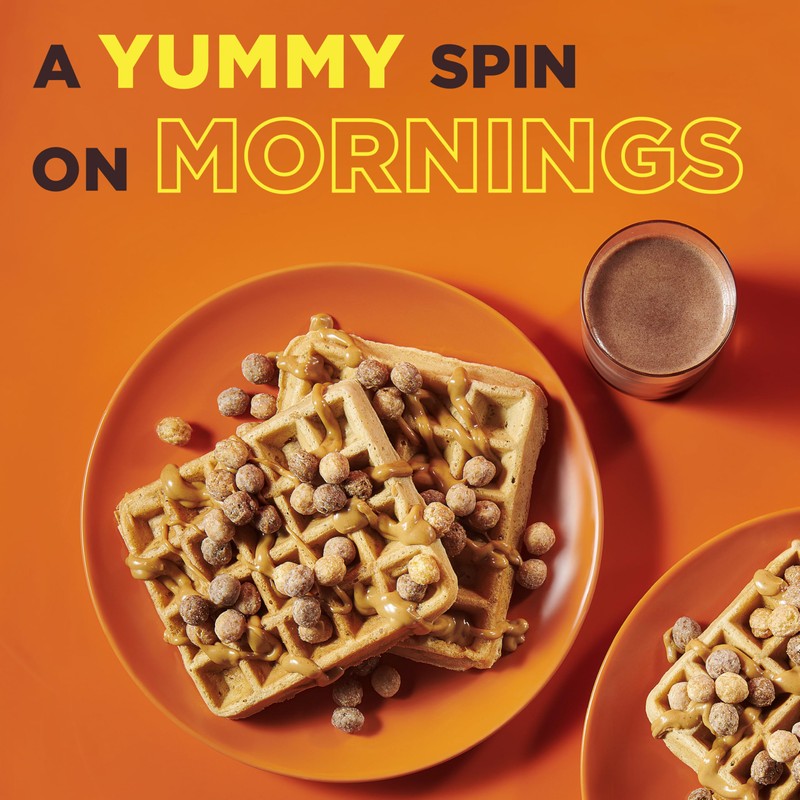 REESE’S PUFFS Chocolatey Peanut Butter Cereal, Kid Breakfast Cereal, Family