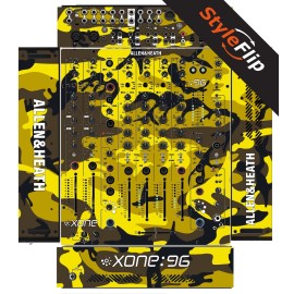 StyleFlip Skins Allen & Heath Xone 96 Skin | Camo Yellow | Protective Decal | StyleFlip Skins