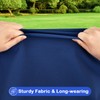 Wolkemer Square Waterproof Fitted Tablecloth 34x34 Inch - Windproof Washable