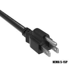 CableLeader 6ft 14 AWG 15A 125V Power Cord Cable NEMA 5-15P to IEC320 C15, UL Listed