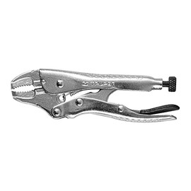 Truper PPT-4C, Pinza de presión 4", mordaza curva, acero al cromo