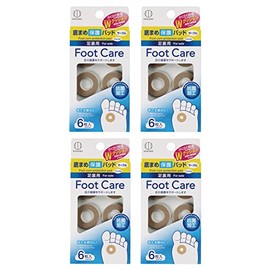 Kokubo C-779 Foot Care Bottom Blister Protection Pad (Circle), 6 Sheets x 4 Pieces