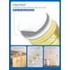 3 Pack Premium Aluminum Cable Management Clips with Strong Adhesive