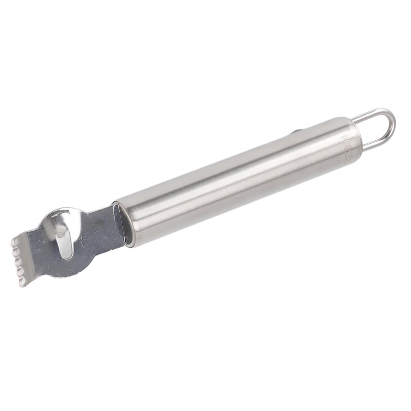 Stainless Steel Citrus Zesting Tool with Ergonomic Grip - Lemon