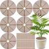 11.8 Inch Plant Pot Grid,6 Pack Plant Pot Soil Covers