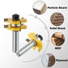 Tongue and Groove Router Bits Set Zhongji Plus 3 Teeth