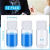 Snblzhef 12 Pcs Pill Bottle Sample-Bottles Wide Mouth Reagent Bottle