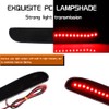 Tonsya Full Red Led Light Black Smoked Lens kit Compatible