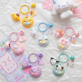 Cute Cartoon Summer Swim Ring Tube Keychain lf1791 Free Size Katie 30ea