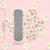 AIO Compresas menstruales de tela reutilizables y lavables, 5 unidades,