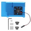 Single Fan Heat Sink CNC Protective Cover for Raspberry Pi