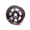 Bassett Black Steel 14 x 7 in D-Hole Lightweight Wheel