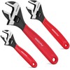 Adjustable Wrench Set Pipe Spanner: 6" 8" 10" Wide Jaw