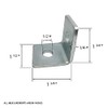 5 Pack - 2 Hole, L Shaped 90 Degree Connector
