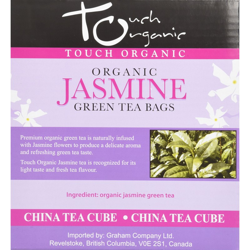 Touch Organic China Organic Tea Cube, Jasmine Green Tea