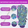MSUPSAV Insulation Work Gloves,Waterproof Thermal Work Glove,Winter Gloves Women,Gloves for
